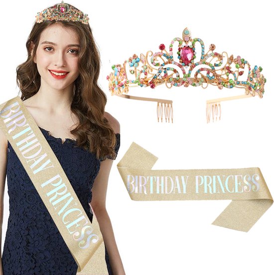 Verjaardag Prinses Sjerp en Tiara - Gouden 'Birthday Princes