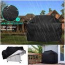 Hoogwaardige Waterbestendige Barbecuehoes met Trekkoord- Duurzaam 420D Oxford-stof -145x61x117cm