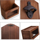 Bieropener muur met opvangbak - Voor binnen en buiten