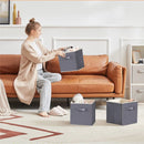 6 Opbergdozen voor Kleding en Speelgoed - Grijs - 33x33x33CM