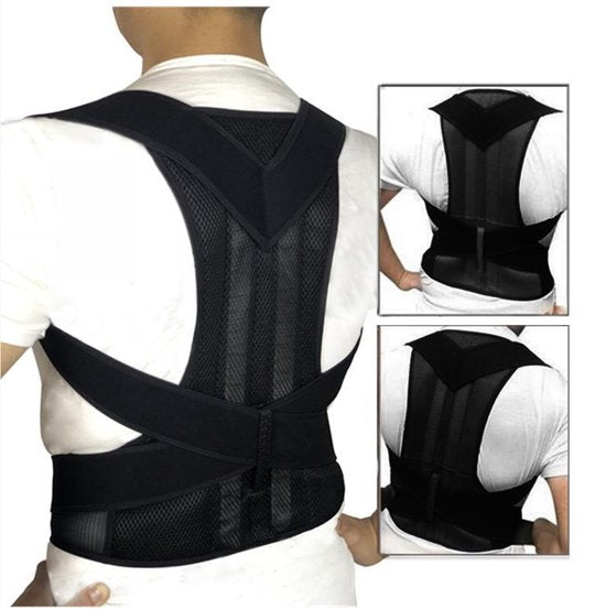 TDR Houding Correctie Brace - Postuur Corrector - Zwart S