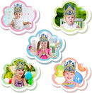 Verjaardagskroon Koninklijke Vorm Blauw Sterrenpatroon Klitt