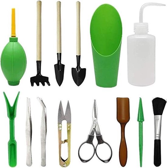 14delig- Tuingereedschap set voor planten en bloemen