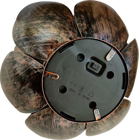 lotus tuinlamp op zonne-energie- Buitenverlichting met dagsensor-paars