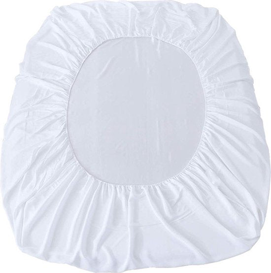 Matrashoes 90x200 Ademend Antibacterieel Waterdicht Wit