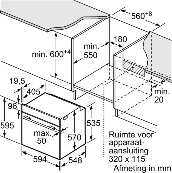 iQ300, Oven 60 cm, 5 syst