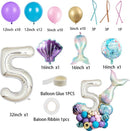 Digitale Zeemeermin Ballon Set - Kinderfeest Decoratie