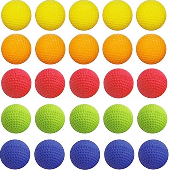 100 stuks ballen geschikt voor Nerf Rival - 100% geschikt voor Nerf Rival Blasters - Verschilende