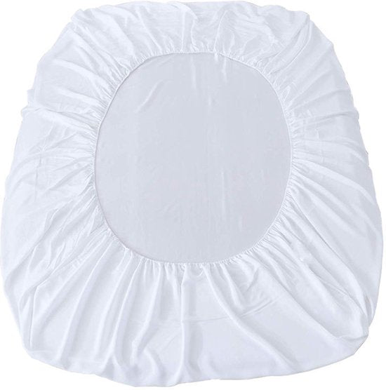 Matrashoes - Ademend & Antibacterieel - Waterdicht - Bescherm uw matras tegen vloeistoffen & allergieën-200*200 wit