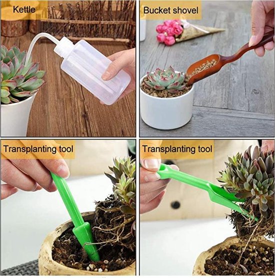 14delig- Tuingereedschap set voor planten en bloemen