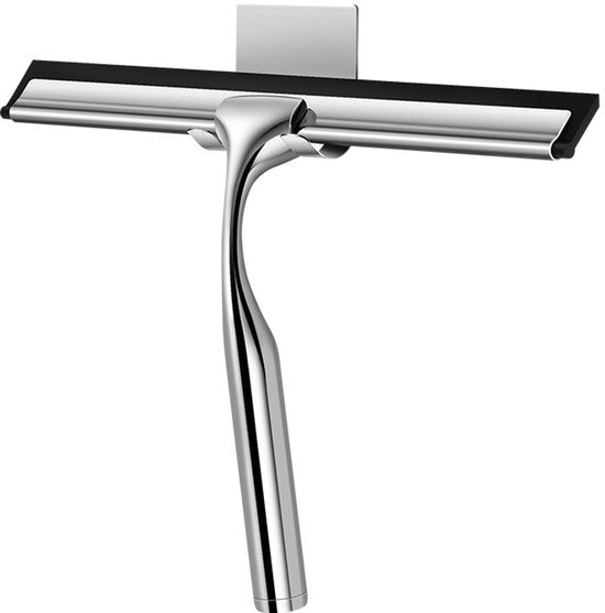 RVS Douchewisser 25 cm – Magnetische Houder | Zonder Boren | Strepenvrij Glas & Tegels