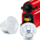 Herbruikbare RVS Nespresso Capsule Set met Maatschep en Rein