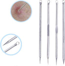 Roestvrijstalen comedonenverwijderingsset - 9 stuks