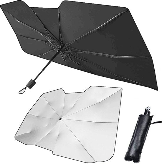 Opvouwbaar Zonnescherm Auto - Hitte & UV Bescherming 142x80