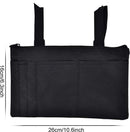 Waterdichte Tas voor Scootmobiel - Duurzaam en Ruim - Zwart