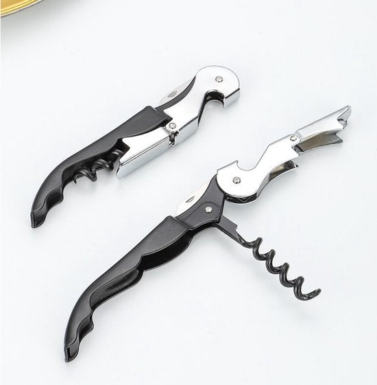 11-delig RVS Bestekset voor Picknick en BBQ - Goud, 2 Personen