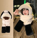 Winterse 3-in-1 Set - Warme Muts, Sjaal & Handschoenen met S