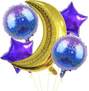 5 Aluminium Folie Ballonnen Set - Eid Mubarak