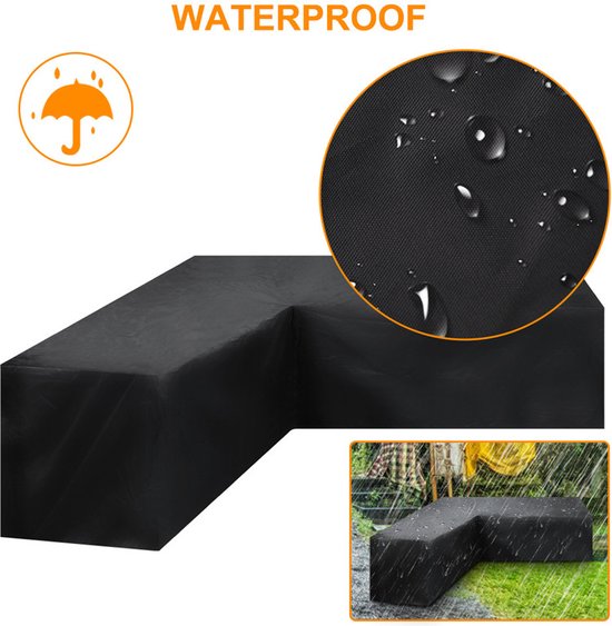 Waterdichte Hoekbankhoes 210D Oxford - 222x286x82 cm