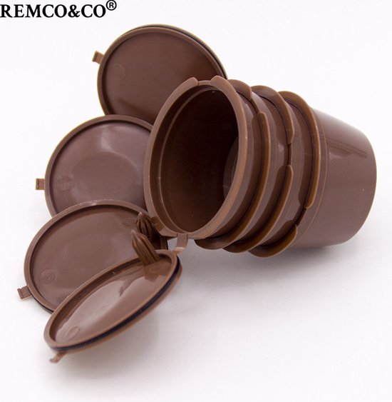 Hervulbare koffiecapsulefilter 4 stuks voor Dolce Gusto