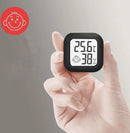 2-in-1 Mini Digitale Hygrometer en Weerstation - Temperatuur- en Luchtvochtigheidsmeter- zwart