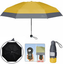 TDR - Opvouwbare Paraplu -Windproof- zonnescherm UV-SPF 50+compact en draagbaar-  Extra sterk  - Geel