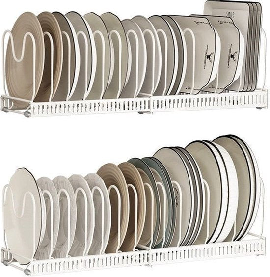 Merkloos Pannenrek 12-st, Verstelbaar, Uitschuifbaar