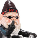 Grappige Tuinkabouter op Motor - 11x6.5x13CM