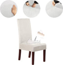 2 Stuks Waterdichte Stoelhoezen - Eetkamerstoel hoes - Stret