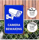 Aluminium camerabewakingsbord 25×18 cm 24u toezicht