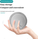 TDR U-vormig Nekkussen - Zelfopblaasbaar Reiskussen - Grijs