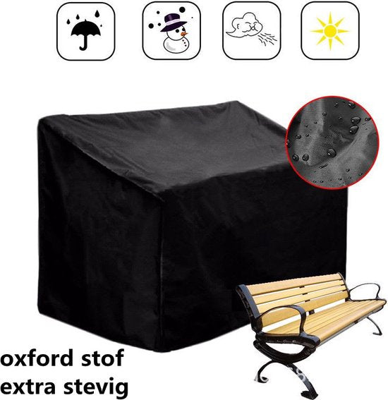Hoogwaardige Waterdichte Hoes voor 4-zitsbanken -Premium Oxford Stof met Sterk PVC- Duurzaam Comfort in Alle Seizoenen 190x66x89cm