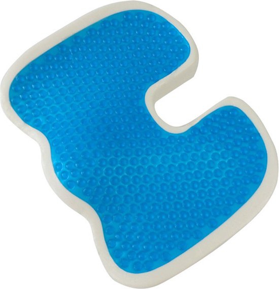 Unikorf Gelzitkussen – Wasbaar Ademend Net Zwart 45x35x7cm