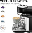 Sage Vertuo Creatista Black Truffle SVE850BTR Nespresso Koffiecupmachine