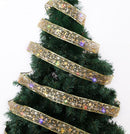 2 Stuks LED Kerstboom Licht Lint- 2m 20 Lichtjes-werkt op Batterij(incl. Batterijen) -kerstdecoratie-Multicolour-goud
