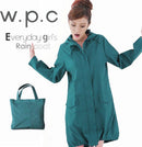 Opvouwbare waterdichte regenjas met draagtas - Oceaanblauw