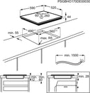 AEG IKB64431FB - Hob2Hood - Inbouw inductie kookplaat