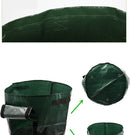 2 STUKS Aardappelplantzak met Luchtcirculatie en Waterafvoer-plantzak voor het kweken van groenten & fruit. 35x50cm Groen