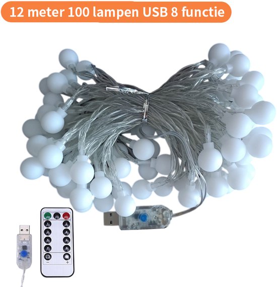 led licht string led lichtsnoer usb 12 meters 100 lamp