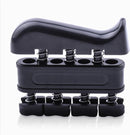 TDR -  5 Delige Verstelbaar Handtrainer Set - Trainer voor Hand, Onderarm, Pols & Vingers – Stressbal, Knijphalter, Stretcher & Grip bal – Anti RSI - Zwart
