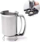 Roestvrijstalen Beslagdispenser voor Cake en Wafels