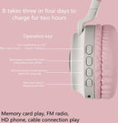 TDR Draadloze Bluetooth Over-Ear Koptelefoon Kinderen - Roze