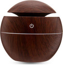 Luchtbevochtiger Aromatherapie met LED Donkerbruin 100x100mm