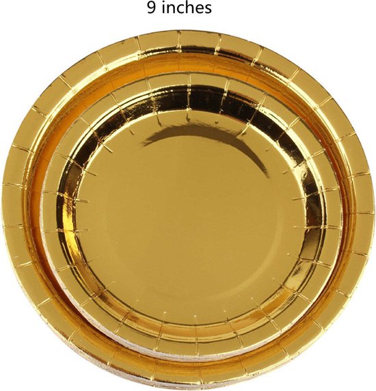 82 Stuks Wit Goud Partyserviesset- Feest Decoratieset -Verjaardag - Bruiloft-feestdecoratie met borden , tafelkleed en etagère 3 laags