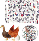 Eierschort - 12 zakken - Kip, Gans, Eend patroon