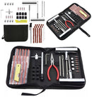 46-delige Bandenreparatieset – Complete Noodset voor Fiets, Motor en Auto – Inclusief Stoffen Reparatiestrips & Gereedschap