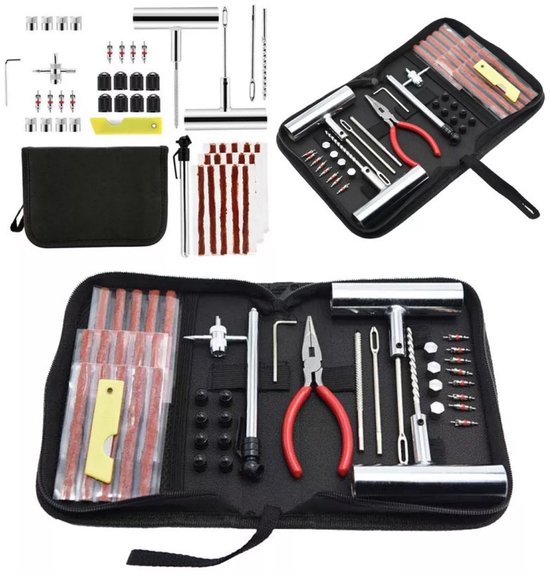 46-delige bandenreparatieset voor fiets, motor & auto
