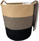 Katoentouw Opbergmand met Handvatten - 35 cm x 40 cm - Bruin