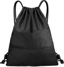 Waterdichte 55L rugzak met trekkoord - Zwart