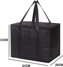 2 stuks Geïsoleerde Koeltas met bodemplaat - zwart